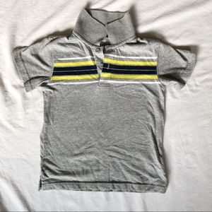 Boys Grey Polo Tee
